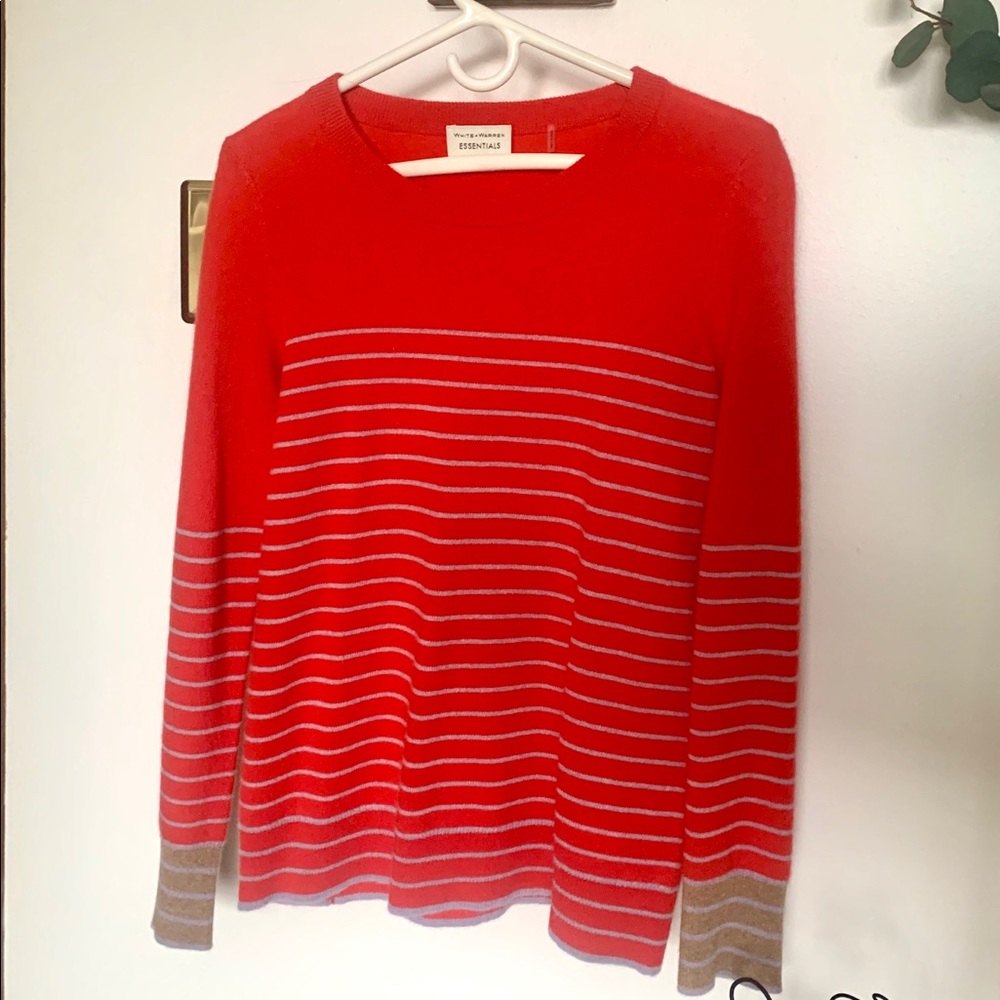 WHITE + WARREN Essential Cashmere Crewneck Sweater